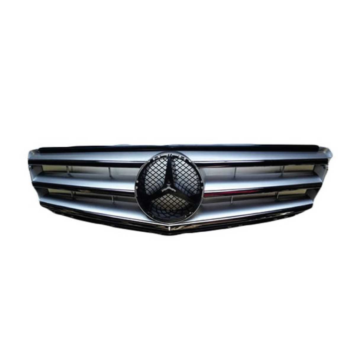 Mercedes-benz W204 Main Grill Silver